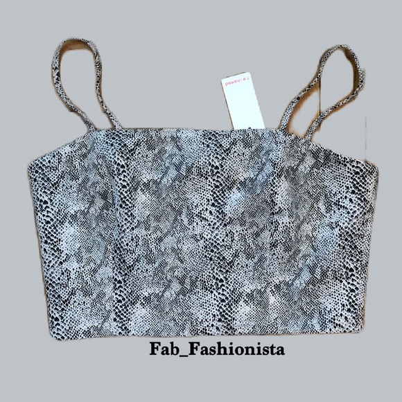 Snake print crop top - Picture 1 of 7